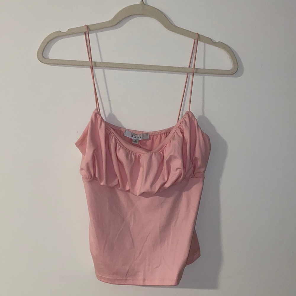 Pink tank top